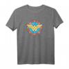 DC Wonder Woman-Logo Hoodie im Used-Look - Offiziell lizenzierter Superhelden Pullover für Fans und Geschenkideen