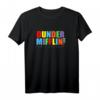 HapOwl Dunder Mifflin Regenbogenbriefe T-Shirt - Lizenzierte The Office Fanware für Fans & Serienliebhaber