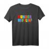 HapOwl Dunder Mifflin Regenbogenbriefe T-Shirt - Lizenzierte The Office Fanware für Fans & Serienliebhaber