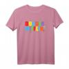HapOwl Dunder Mifflin Regenbogenbriefe T-Shirt - Lizenzierte The Office Fanware für Fans & Serienliebhaber