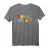 HapOwl Dunder Mifflin Regenbogenbriefe T-Shirt - Lizenzierte The Office Fanware für Fans & Serienliebhaber