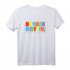 HapOwl Dunder Mifflin Regenbogenbriefe T-Shirt - Lizenzierte The Office Fanware für Fans & Serienliebhaber