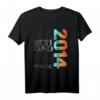 Best Dad Since 2014 - Lustiges Vatertag T-Shirt für den besten Papa der Welt, ideales Geschenk für Geburtstag & Freude schenken