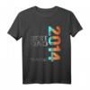 Best Dad Since 2014 - Lustiges Vatertag T-Shirt für den besten Papa der Welt, ideales Geschenk für Geburtstag & Freude schenken