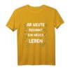 Ab Heute Beginnt ein Neues Leben T-Shirt – Motivationsgeschenk für Neustart, Hochzeit, Prüfung & Lebensenergie feiern