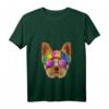 Damen Hippie Yorkshire Terrier Liebe Friedenszeichen T-Shirt im 70er Retro-Style mit V-Ausschnitt