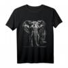 Elefant Tier Afrika Kunst Zeichnung T-Shirt - Perfektes Geschenk für Tierliebhaber und Freunde der afrikanischen Wildtiere