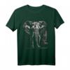 Elefant Tier Afrika Kunst Zeichnung T-Shirt - Perfektes Geschenk für Tierliebhaber und Freunde der afrikanischen Wildtiere