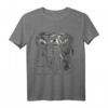 Elefant Tier Afrika Kunst Zeichnung T-Shirt - Perfektes Geschenk für Tierliebhaber und Freunde der afrikanischen Wildtiere