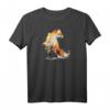 Fuchs Tierdruck Raglan – Tierliebhaber Motiv für Natur- und Tierfreunde, perfekt als Geschenk für Familie und Freunde