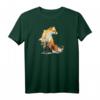 Fuchs Tierdruck Raglan – Tierliebhaber Motiv für Natur- und Tierfreunde, perfekt als Geschenk für Familie und Freunde