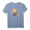 Fuchs Tierdruck Raglan – Tierliebhaber Motiv für Natur- und Tierfreunde, perfekt als Geschenk für Familie und Freunde