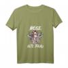 Damen HapOwl T-Shirt mit V-Ausschnitt - Lustiges Motiv 'böse alte Frau' für Frauen, Omas & Tanten, perfektes Geschenk mit Humor