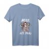 Damen HapOwl T-Shirt mit V-Ausschnitt - Lustiges Motiv 'böse alte Frau' für Frauen, Omas & Tanten, perfektes Geschenk mit Humor