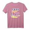 SUP Girl Shirt Stand Up Paddle Boarding – Damen T-Shirt für Wasserliebhaberinnen, SUP Yoga & Surfen, Perfektes Geschenk für Frauen