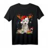 Westie Dog Lights Weihnachtsmütze & Pullover - Niedliches Weihnachtsbaum-Motiv, Perfekt als Geschenk für Hundeliebhaber