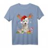Westie Dog Lights Weihnachtsmütze & Pullover - Niedliches Weihnachtsbaum-Motiv, Perfekt als Geschenk für Hundeliebhaber