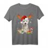 Westie Dog Lights Weihnachtsmütze & Pullover - Niedliches Weihnachtsbaum-Motiv, Perfekt als Geschenk für Hundeliebhaber