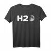H2O – Moon 2020 Discovery Science Space Lunar Alien Life T-Shirt – Perfektes Geschenk für Weltraum- und Astronomie-Begeisterte