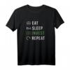 Eat Sleep Invest Repeat Aktien und Kryptowährung Trader T-Shirt – Perfektes Geschenk für Börsenhändler und Investment-Enthusiasten
