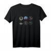 Flugzeug Cockpit Flug Simulator Sechs Zifferblätter T-Shirt – Perfektes Geschenk für Flugzeug- und Luftfahrtliebhaber, Hobby-Piloten & Simulator Enthusiasten