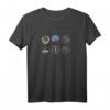 Flugzeug Cockpit Flug Simulator Sechs Zifferblätter T-Shirt – Perfektes Geschenk für Flugzeug- und Luftfahrtliebhaber, Hobby-Piloten & Simulator Enthusiasten