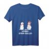 Lustiges Weihnachtshemd für Wissenschafts-Nerds | Biologie Schneemann T-Shirt mit V-Ausschnitt für Lehrer & Schüler