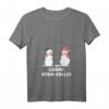Lustiges Weihnachtshemd für Wissenschafts-Nerds | Biologie Schneemann T-Shirt mit V-Ausschnitt für Lehrer & Schüler