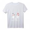 Lustiges Weihnachtshemd für Wissenschafts-Nerds | Biologie Schneemann T-Shirt mit V-Ausschnitt für Lehrer & Schüler