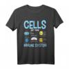 Zellen des Immunsystems Wissenschaftler T-Shirt – Humorvolles Geschenk für Medizinstudenten, Ärzte & Wissenschaftler zum Geburtstag oder Abschluss