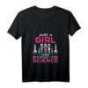 Damen Wissenschaft T-Shirt mit V-Ausschnitt – Für Mädchen, die wirklich Wissenschaft lieben, tolles Design für Hobby & Alltag