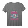 Damen Wissenschaft T-Shirt mit V-Ausschnitt – Für Mädchen, die wirklich Wissenschaft lieben, tolles Design für Hobby & Alltag