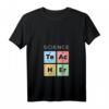 Damen Wissenschaftslehrer T-Shirt mit Periodensystem der Elemente - Lustiges STEM-Design, Geschenkidee für Lehrer, Professoren & Wissenschaftsbegeisterte