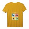 Damen Wissenschaftslehrer T-Shirt mit Periodensystem der Elemente - Lustiges STEM-Design, Geschenkidee für Lehrer, Professoren & Wissenschaftsbegeisterte