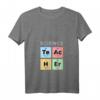Damen Wissenschaftslehrer T-Shirt mit Periodensystem der Elemente - Lustiges STEM-Design, Geschenkidee für Lehrer, Professoren & Wissenschaftsbegeisterte