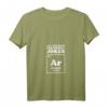 Damen All The Good Chemistry Jokes Argon T-Shirt – Wissenschaftlicher Witz mit V-Ausschnitt, perfektes Geschenk für Chemie-Fans und Wissenschaftler