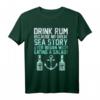 Lustiger Seemann Spruch Trink Rum Seefahrer Boot Geschenk T-Shirt - Perfektes Geschenk für Segler, Bootsfahrer und Seefahrer