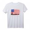 New York City Flagge mit Skyline und Freiheitsstatue Liberty T-Shirt – Vintage Retro Design, Patriotisches Geschenk für NYC Fans und Städtereise-Liebhaber