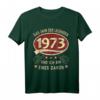 50. Geburtstag 1973 Jahr der Legenden Retro T-Shirt – Lustiges Geschenk für Papa, Opa & Jubilar zum Geburtstag, Vatertag & Weihnachten