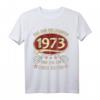 50. Geburtstag 1973 Jahr der Legenden Retro T-Shirt – Lustiges Geschenk für Papa, Opa & Jubilar zum Geburtstag, Vatertag & Weihnachten