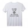 Der Hund tut nix Frauchen schon Lustiges Spruch T-Shirt – Perfekt für Hundebesitzer, Hundeliebhaber & Geschenkideen für Geburtstag, Weihnachten & mehr