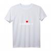 Damen I Love London Herz T-Shirt mit V-Ausschnitt – Perfektes Geschenk für London-Fans und Städte-Liebhaberinnen