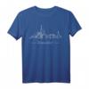 Düsseldorf Skyline Silhouette T-Shirt – Perfektes Geschenk für Städtereisen, Touristen & Heimatliebhaber