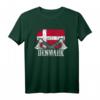 Dänemark Dänisch Skandinavisch Retro Geschenk T-Shirt – Patriotisches Souvenir für Fans, Urlaub & Nationalfeiertag