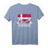 Dänemark Dänisch Skandinavisch Retro Geschenk T-Shirt – Patriotisches Souvenir für Fans, Urlaub & Nationalfeiertag