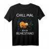 Rentner Lustiges Geschenk T-Shirt mit Faultier Spruch – Witziges Ruhestand, Pension & Abschiedsgeschenk für Männer & Frauen