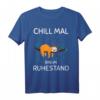 Rentner Lustiges Geschenk T-Shirt mit Faultier Spruch – Witziges Ruhestand, Pension & Abschiedsgeschenk für Männer & Frauen