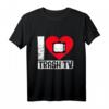 I Love Trash TV T-Shirt – Lustiges Geschenk für Fernsehliebhaber und Trash TV Fans, perfekt für Geburtstage, Weihnachten & Wichtelgeschenke