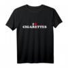 I Love Cigarettes – Herz T-Shirt für Raucher, Lustiges Weihnachts- & Geburtstagsgeschenk, Klassisch geschnitten