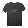Pokerkarten Flush Heartbeat T-Shirt - Für Pokerspieler & Casino-Fans, Perfekt für Pokerabende, Turniere & Vegas Trips